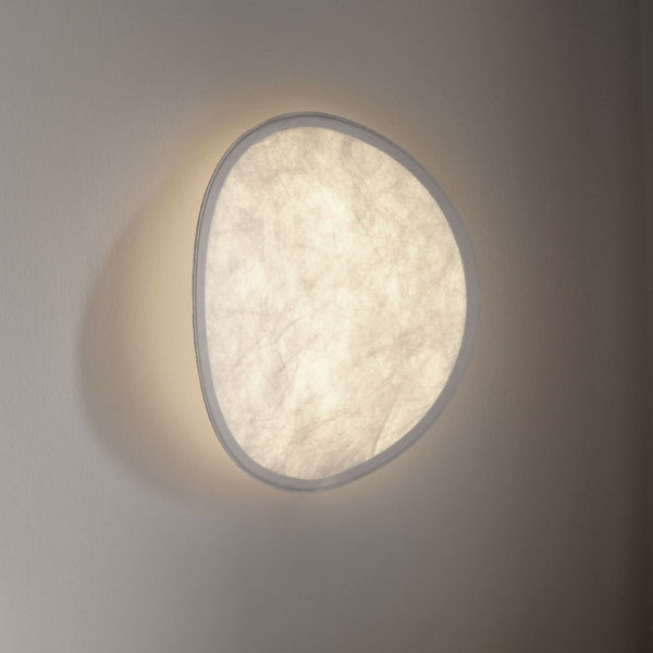 Applique murale LED Tense en aluminium, blanc, Ø 35 cm