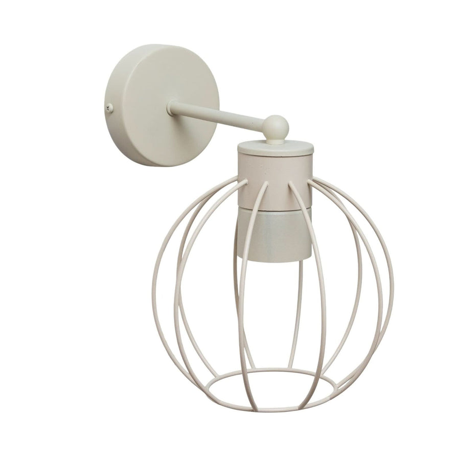 Applique murale Starlight en métal, crème, Ø 18 cm