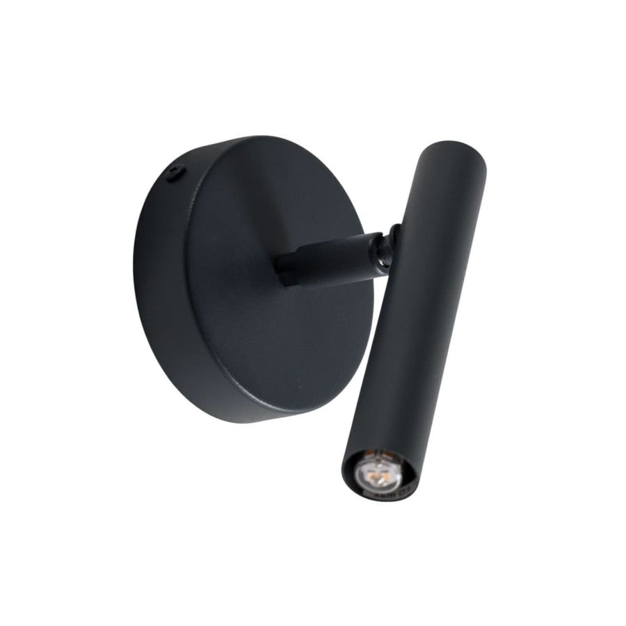 Applique murale Sopel en acier, anthracite, hauteur 15 cm
