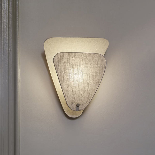 Applique murale Coquillage en bois, crème, hauteur 42 cm