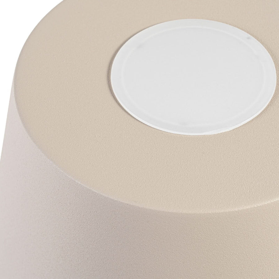 Applique murale Silka en métal, beige, hauteur 14 cm, 15 W, largeur 16 cm