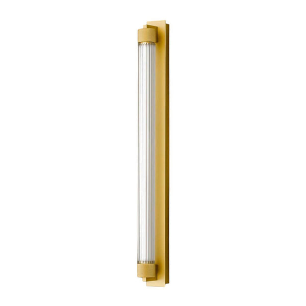 Applique murale LED Charmer en verre, doré, IP44