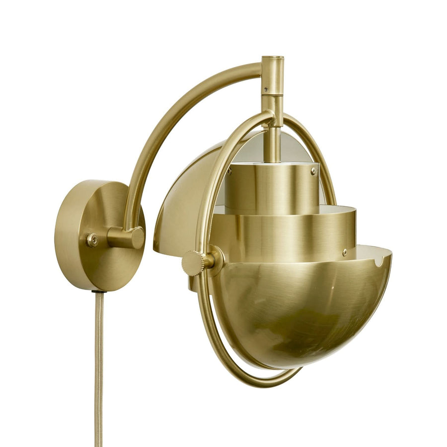 Applique murale Multi-Lite en laiton, hauteur 21 cm