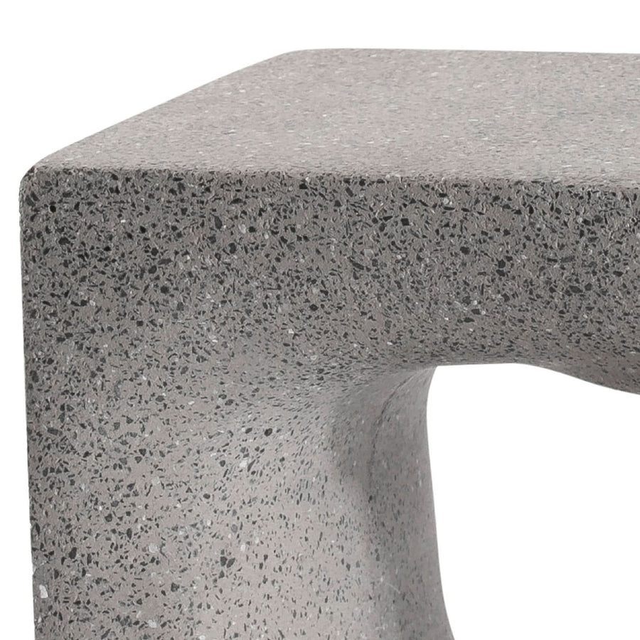 Applique d'extérieur LED Glint en béton, gris, hauteur 15,7 cm, 3000 K