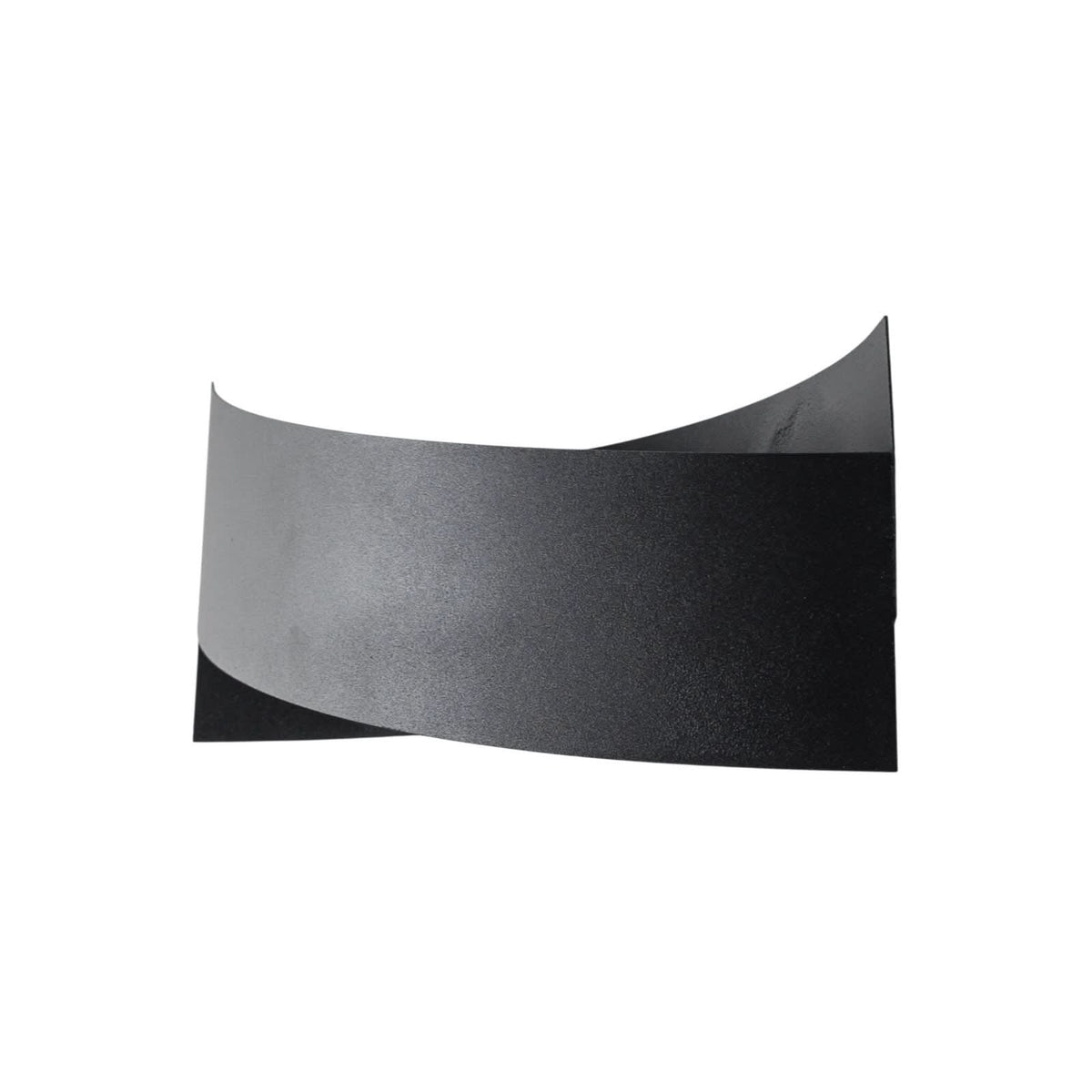 Applique murale Tadhg en métal, noir, hauteur 11 cm