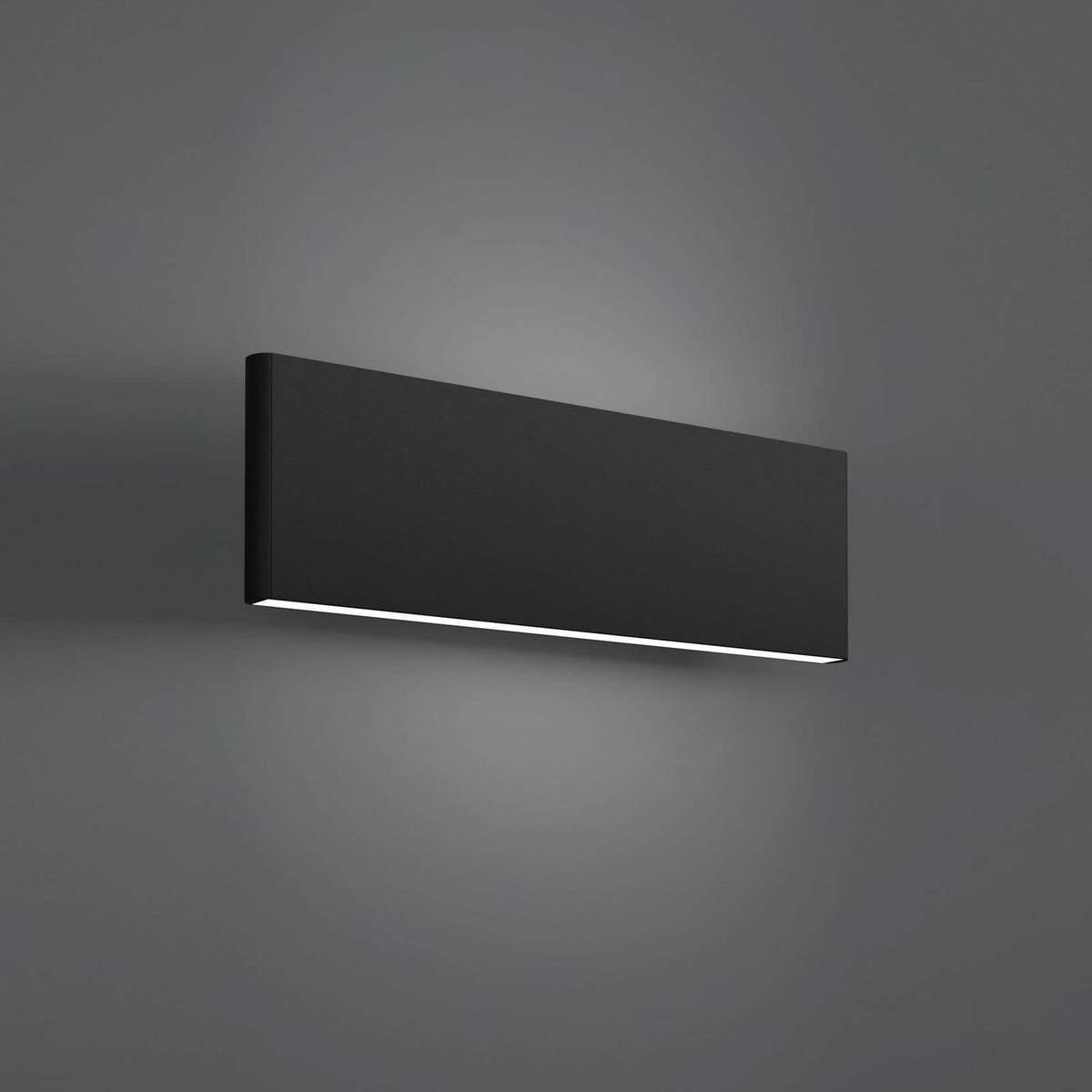 Applique murale LED Eglo Climene en aluminium, noir, hauteur 8 cm