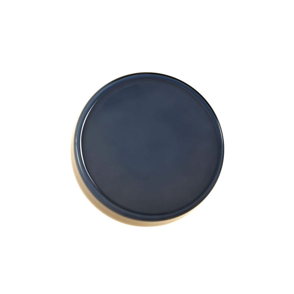 Applique murale LED Caramel en verre, bleu et noir, Ø 28 cm
