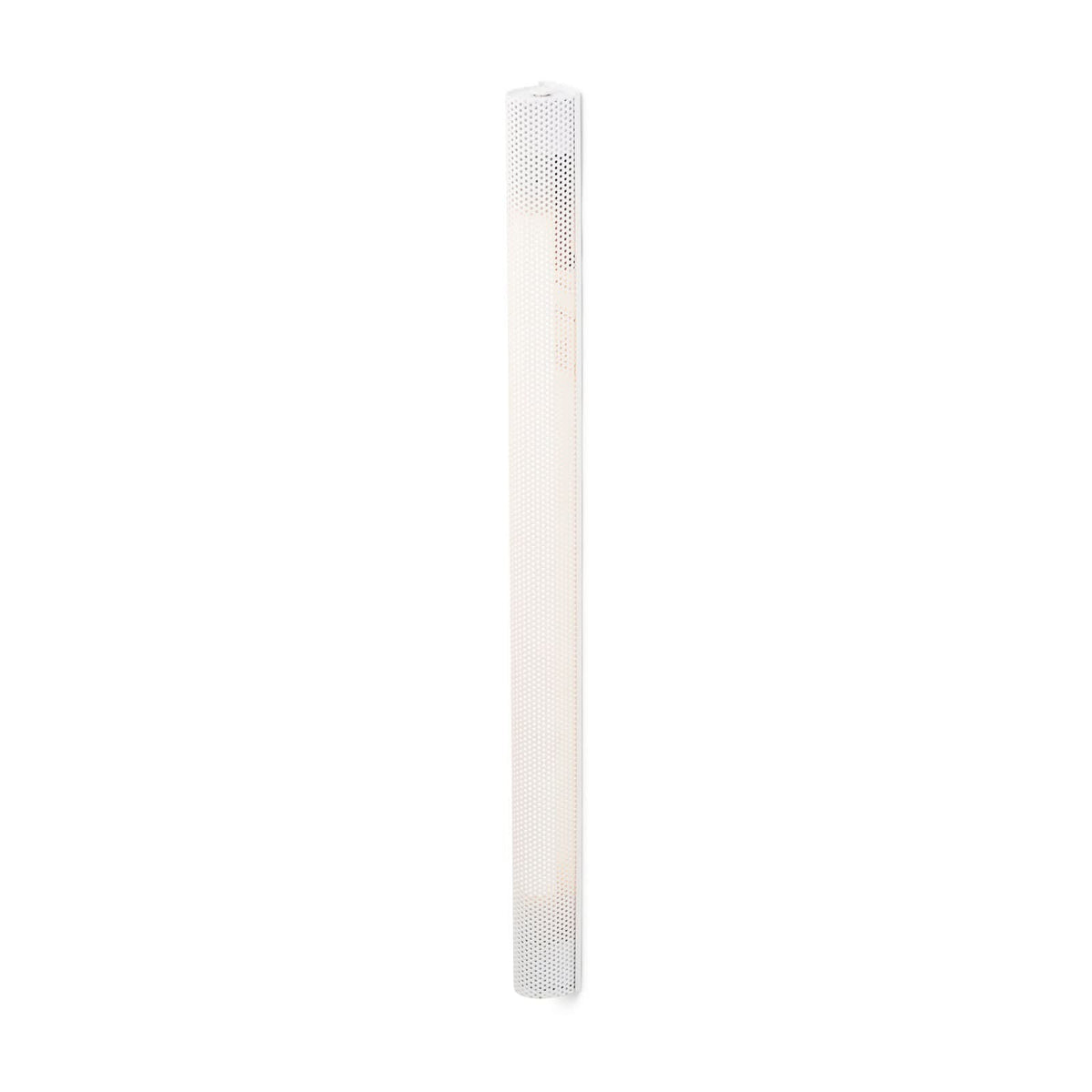 Applique murale Radent en acier, blanc, hauteur 70 cm