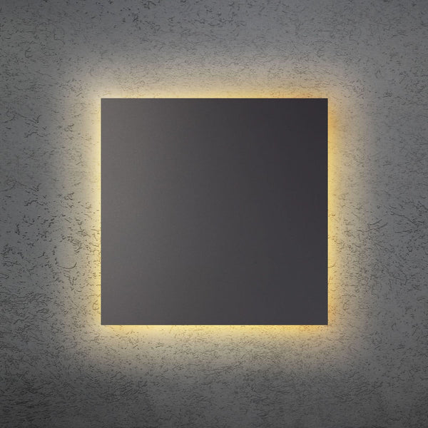 Applique murale LED Blade Q en aluminium, anthracite, hauteur 44 cm