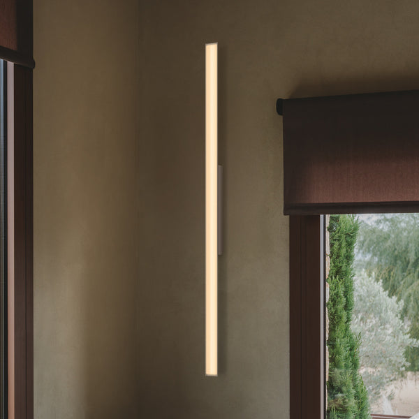 Applique murale LED SPA en aluminium, beige, IP44, 2700 K, 10,8 W, longueur 121 cm