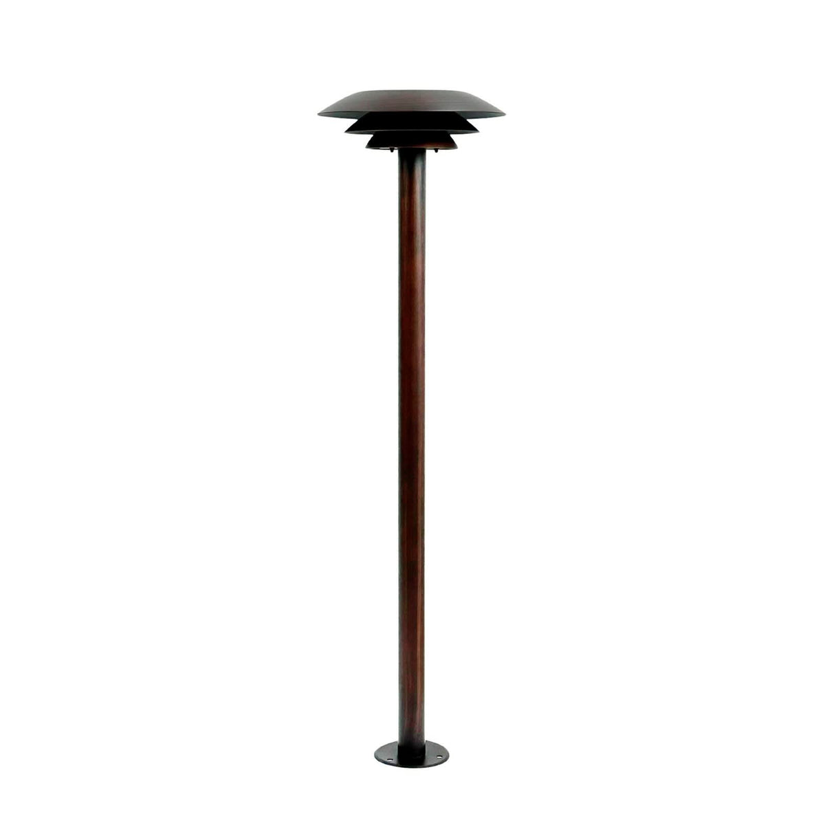 Borne lumineuse d'extérieur DL25, cuivré, Ø 25 cm, IP44