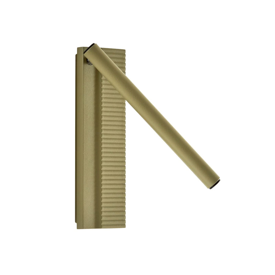 Applique murale LED Arid A/02 en aluminium, jaune, hauteur 20 cm
