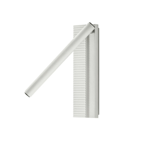 Applique murale LED Arid A/03 en aluminium, blanc, hauteur 20 cm
