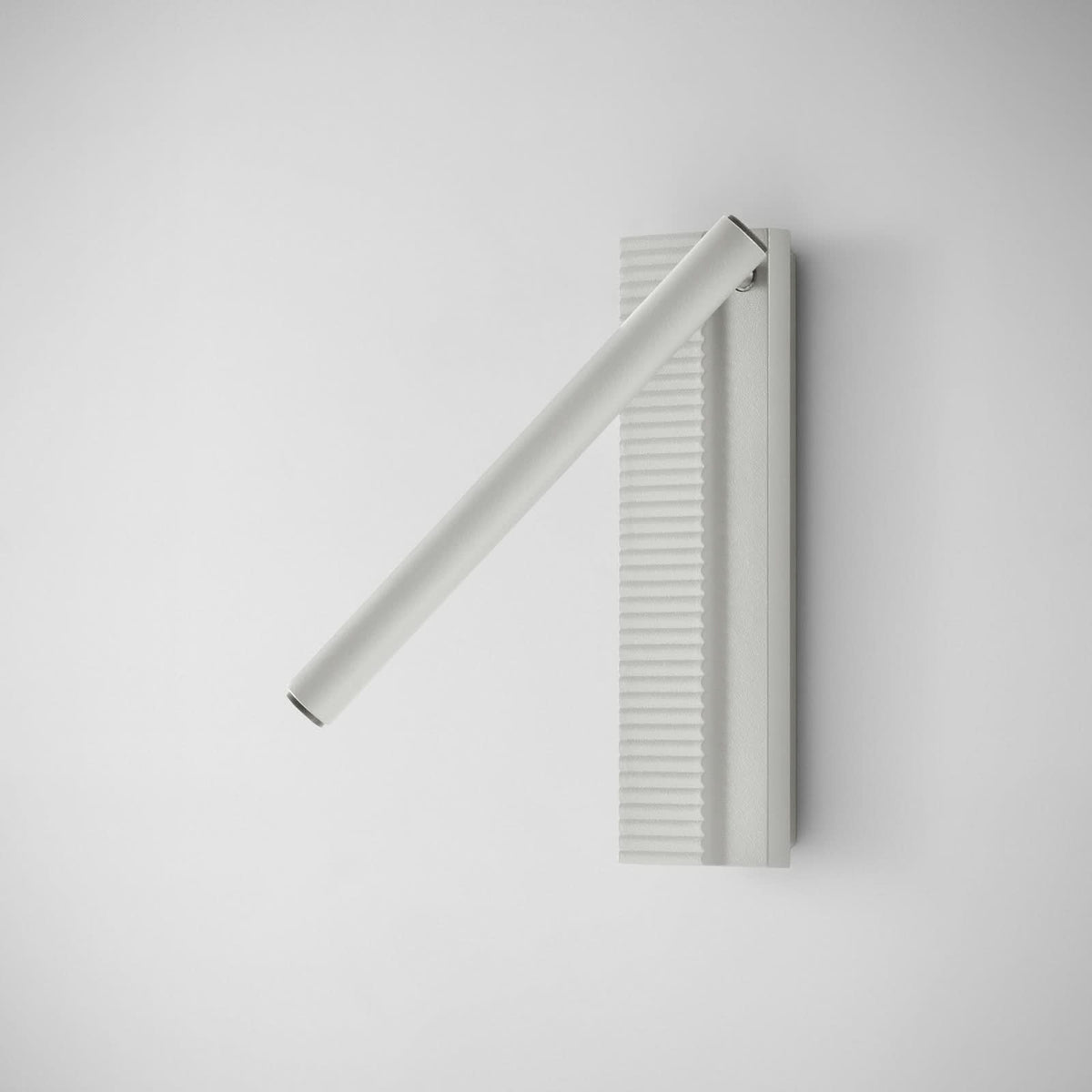 Applique murale LED Arid A/03 en aluminium, blanc, hauteur 20 cm