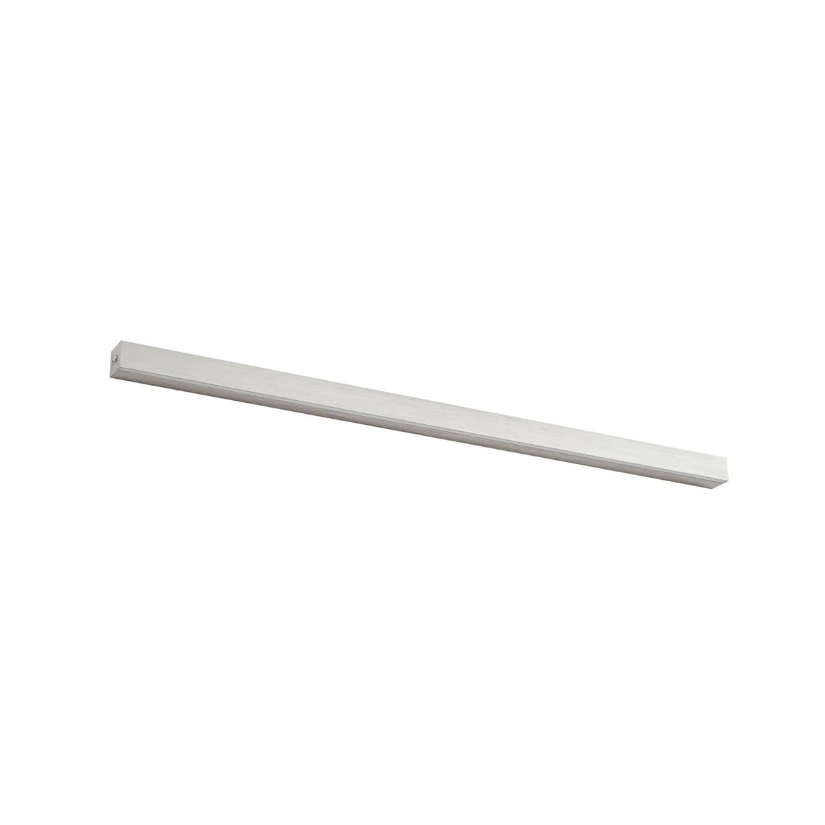 Applique murale LED Kinsley en métal, nickel et blanc