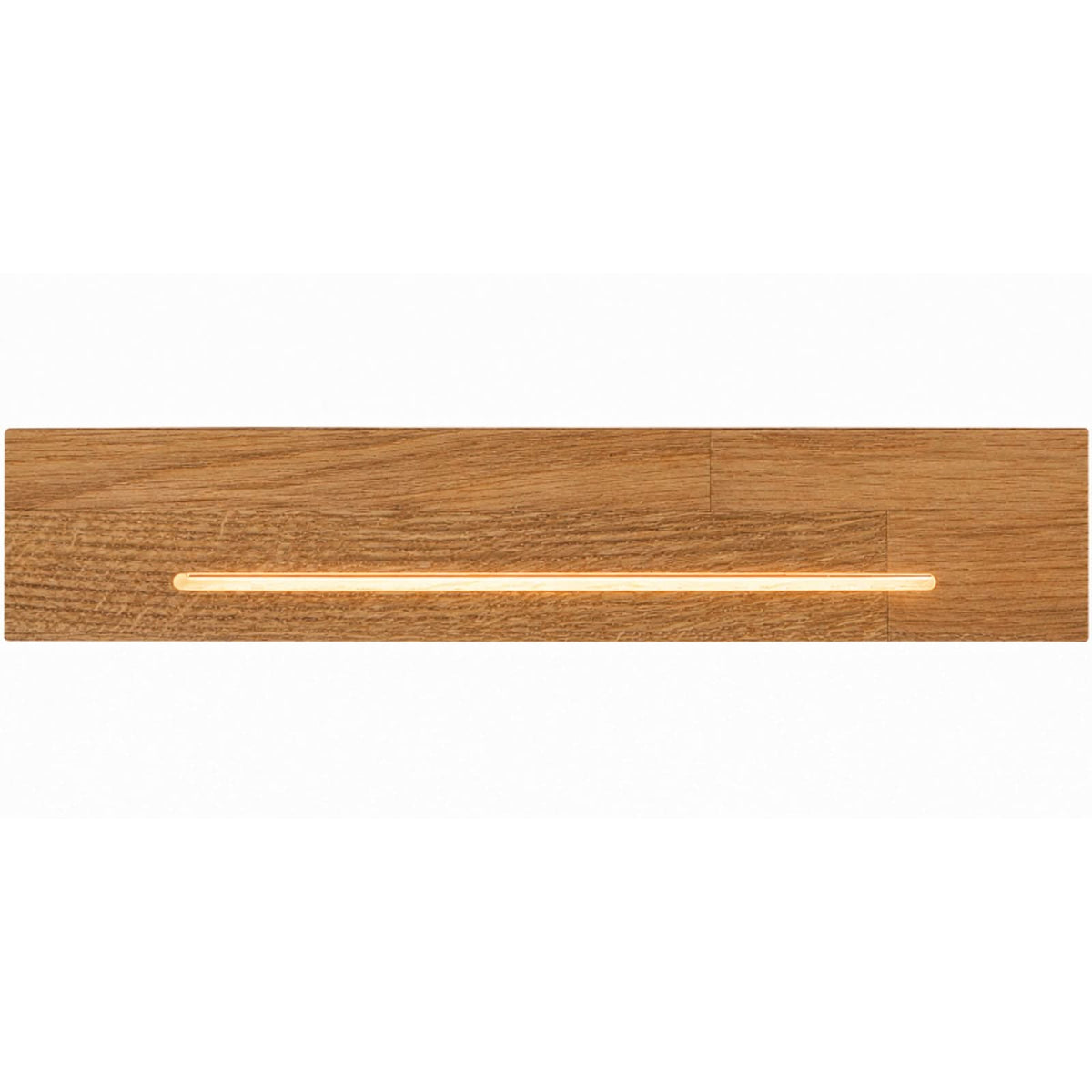 Applique murale LED Mexico en chêne, hauteur 5 cm