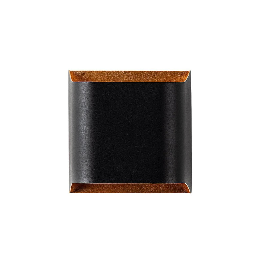 Applique murale Bera en métal, noir, hauteur 15 cm