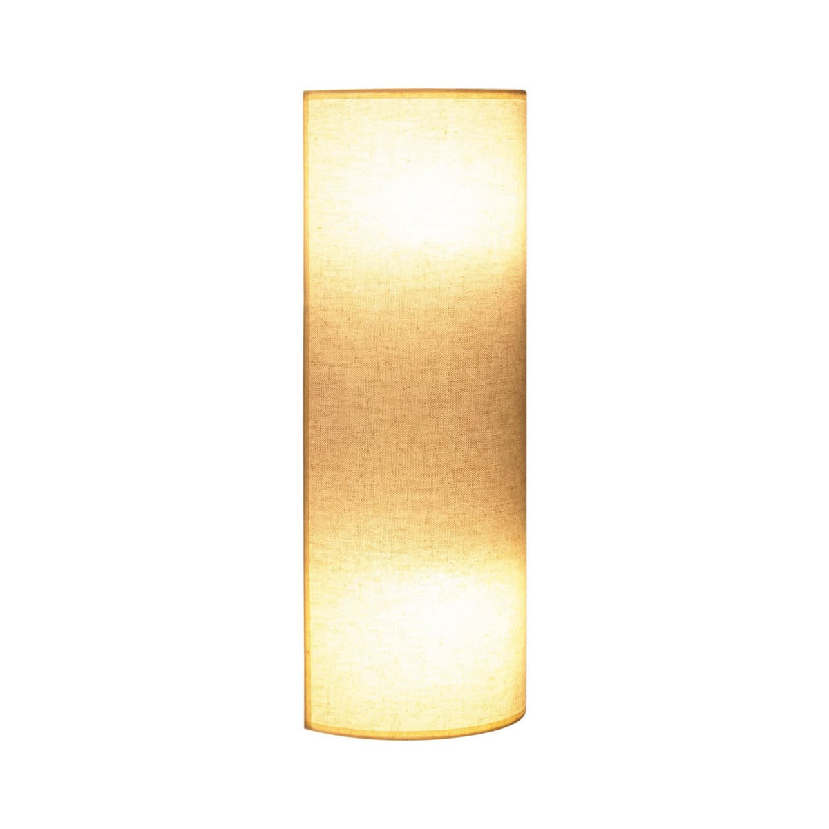 Applique murale Nature en tissu, crème, 2 lumières, hauteur 40 cm