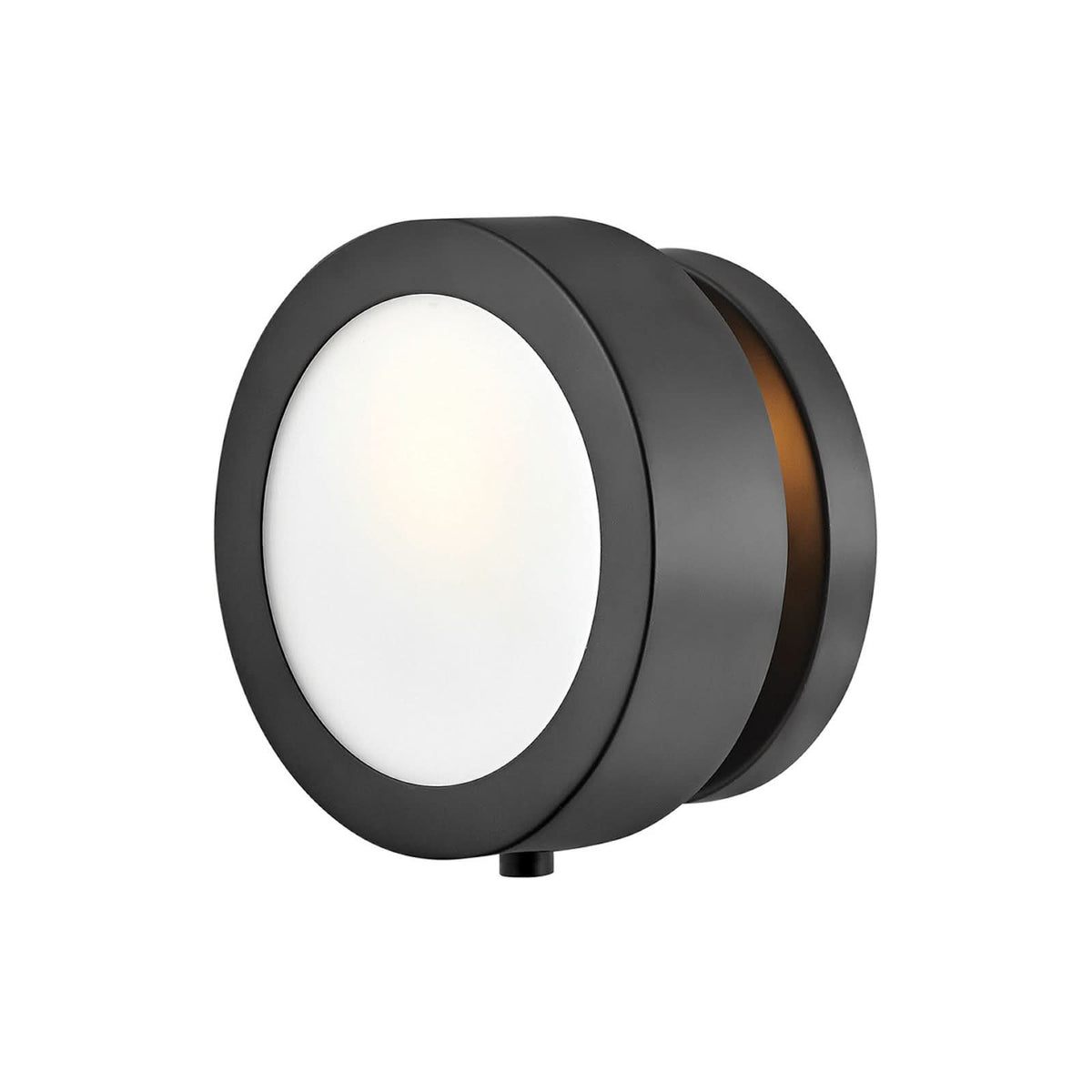 Applique murale Mercer en acier, noir mat, Ø 17 cm