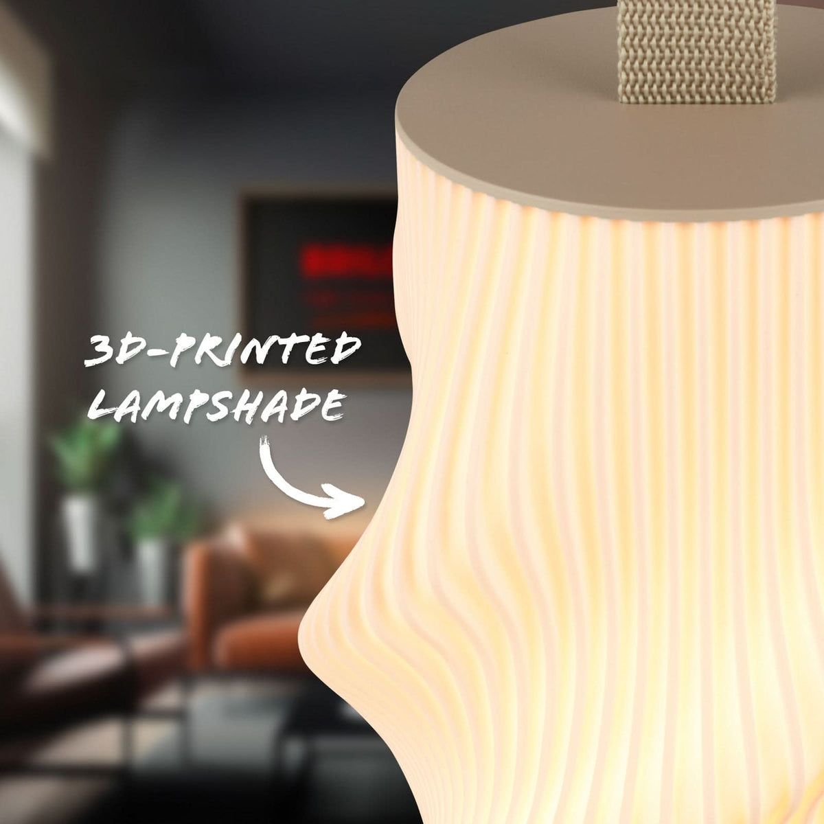 Lampe à poser d'extérieur LED rechargeable Brilo, beige et blanc, Ø 14 cm, IP44