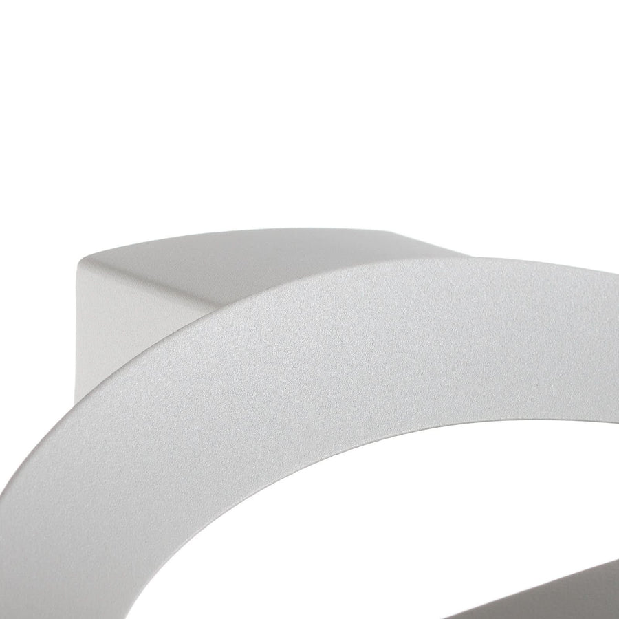 Applique murale Mesmeri en aluminium, blanc, hauteur 7,9 cm