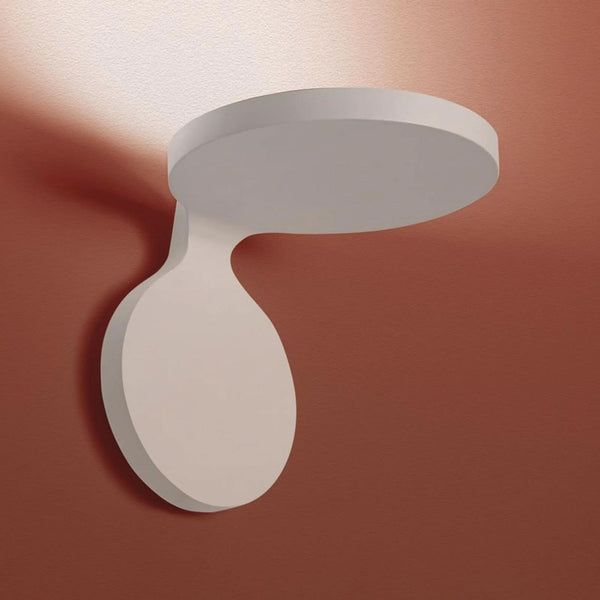 Applique murale LED Rea 17 en aluminium, blanc, hauteur 16,8 cm