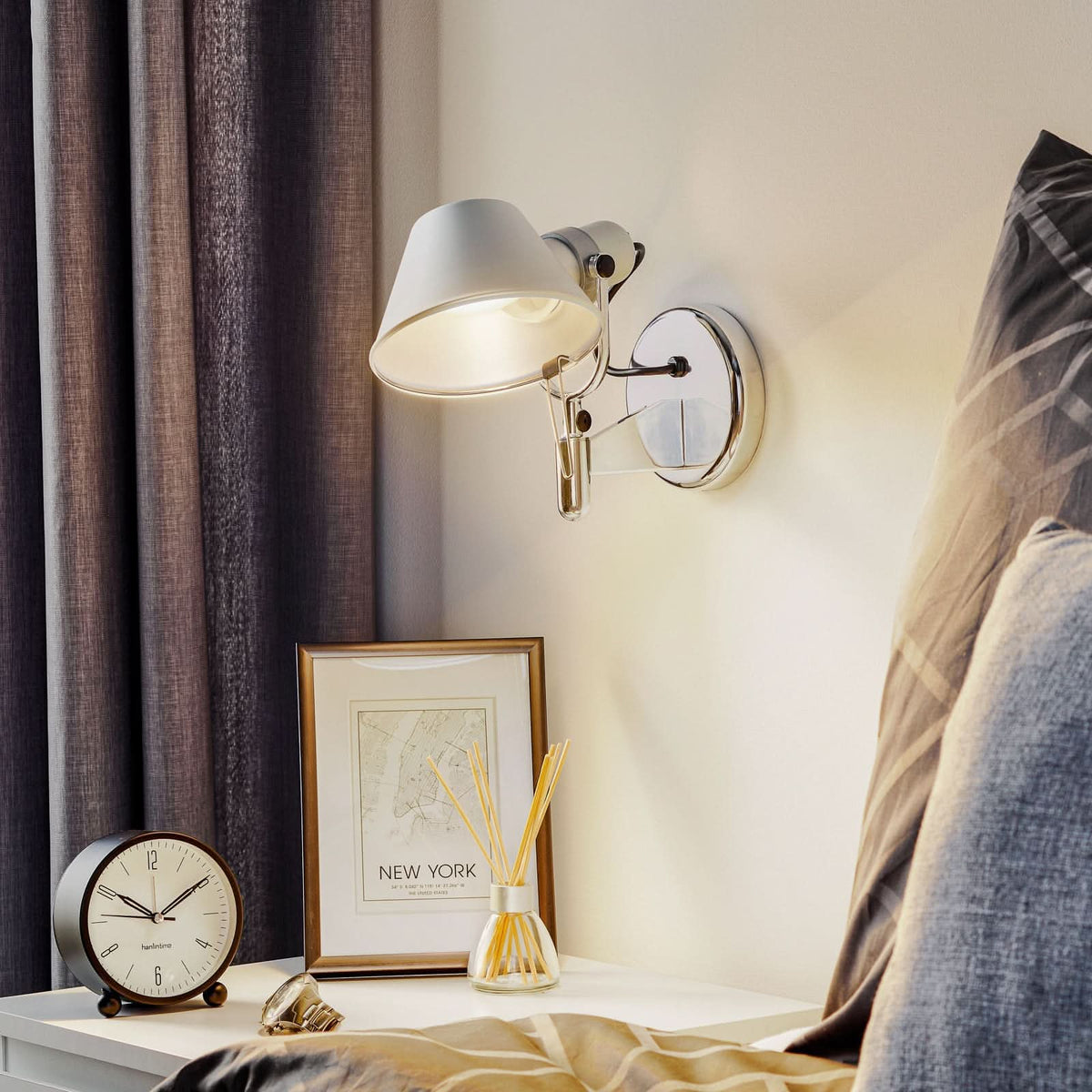 Applique murale LED Tolomeo Faretto en aluminium, hauteur 23 cm, 2700 K, 10 W, modèle 2