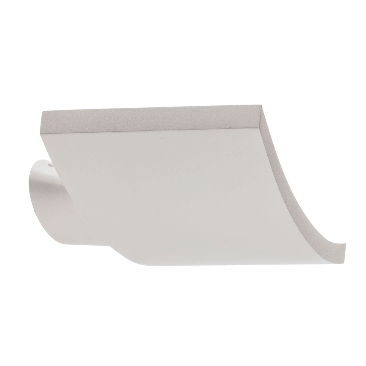 Applique murale LED Microsurf en aluminium, blanc, hauteur 4,4 cm