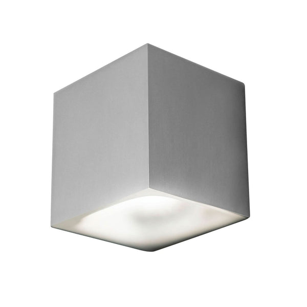Applique murale LED Aede en aluminium, blanc, hauteur 11 cm