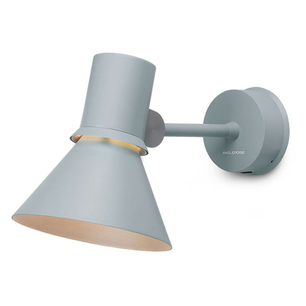 Applique murale Type 80 W1 en aluminium, gris, hauteur 16 cm, 2700 K, 6 W