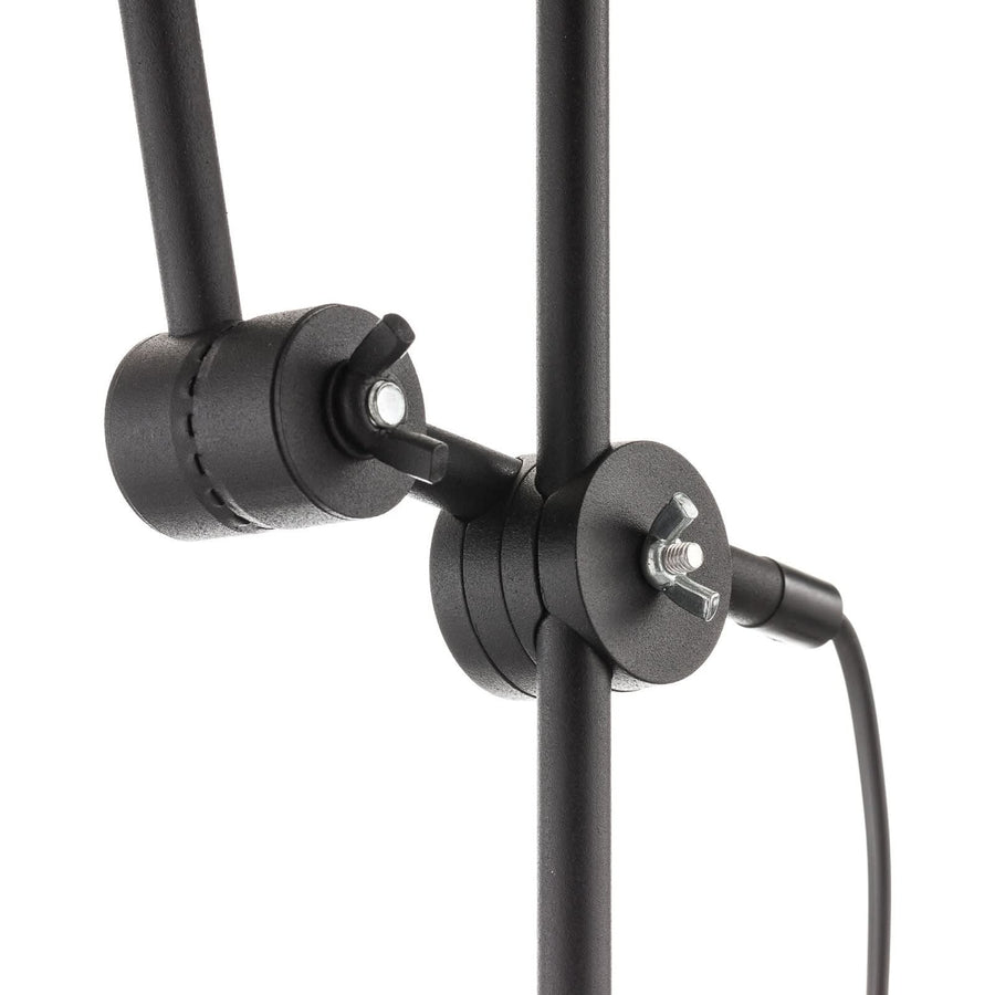 Applique murale 997 en métal, noir, hauteur 113 cm