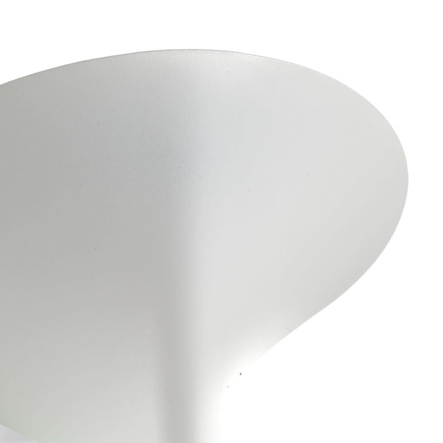 Applique murale LED Axolight Orchid en aluminium, blanc, Ø 20 cm