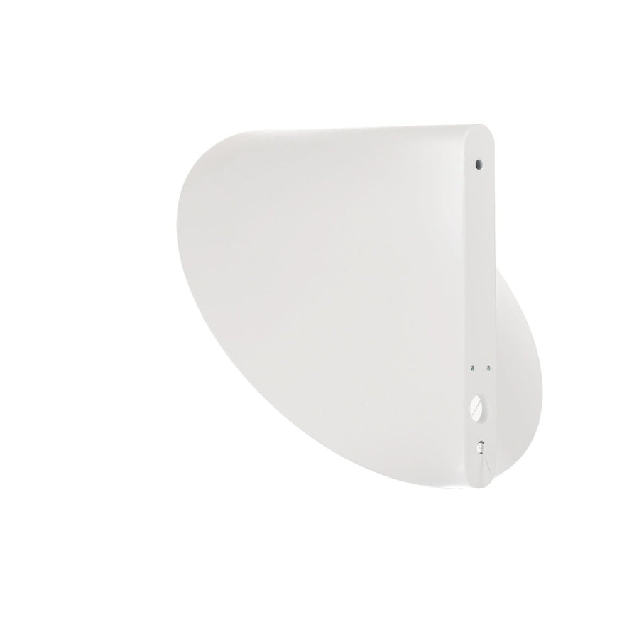 Applique murale LED Axolight Orchid en aluminium, blanc, Ø 20 cm