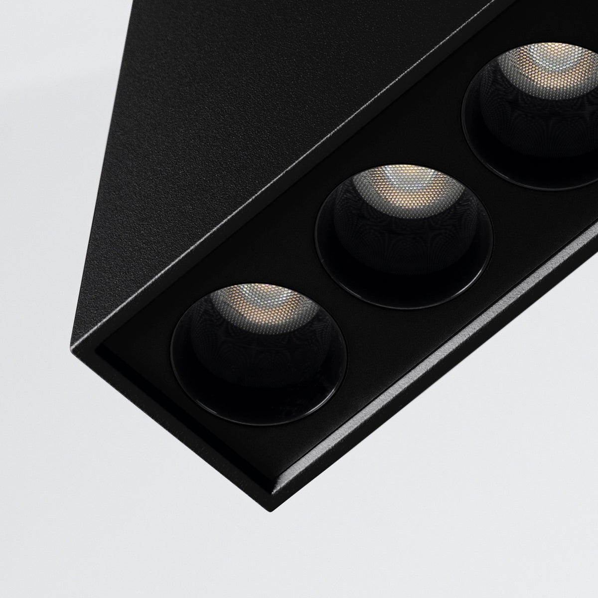 Plafonnier SOLE noir LED