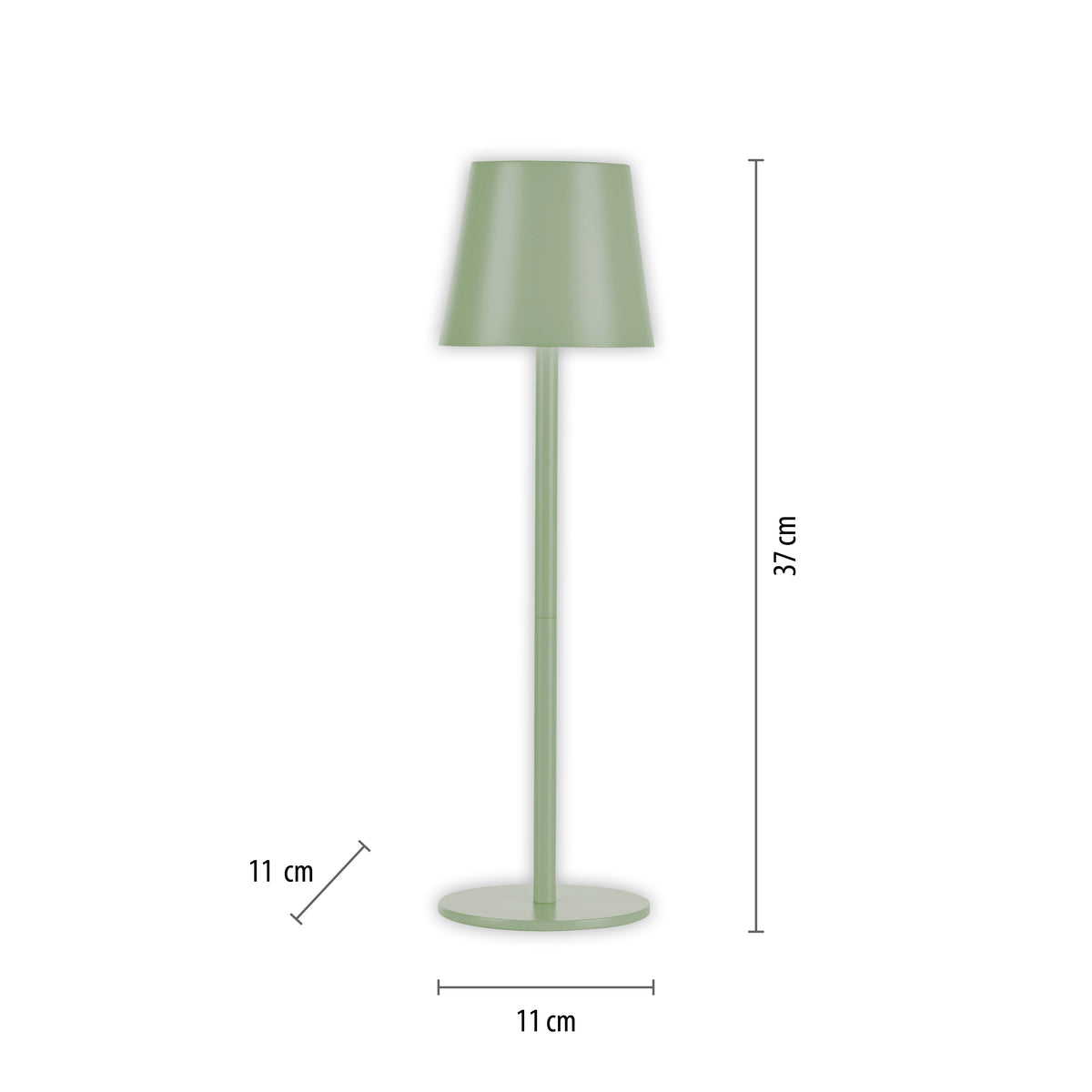 Lampe à poser Euria verte