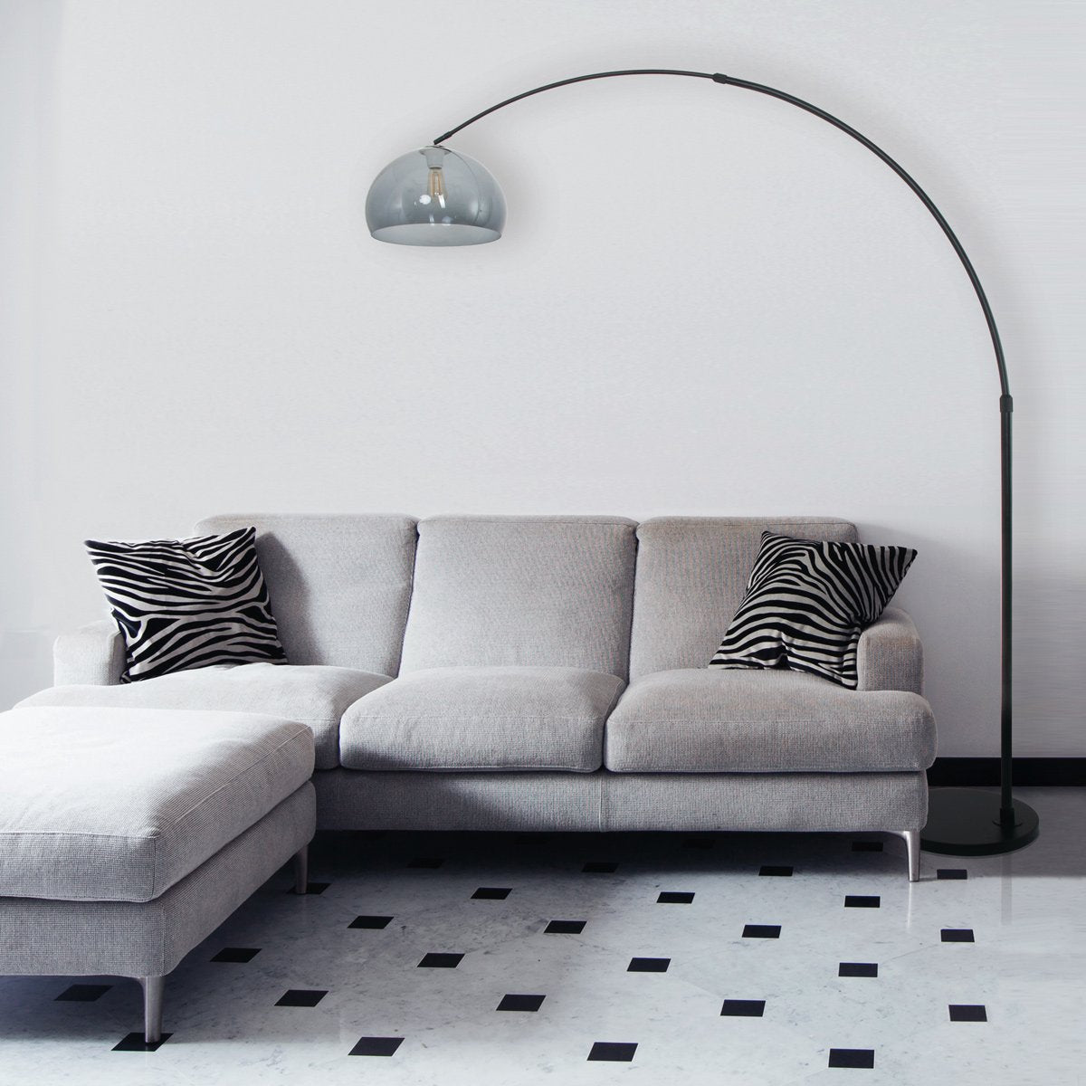 Lampadaire Sparkled Light noir