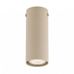 Plafonnier Tecno beige, P 15 cm