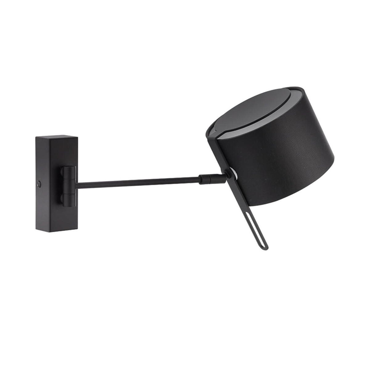 Applique murale 58153080 en laiton, noir, hauteur 17 cm