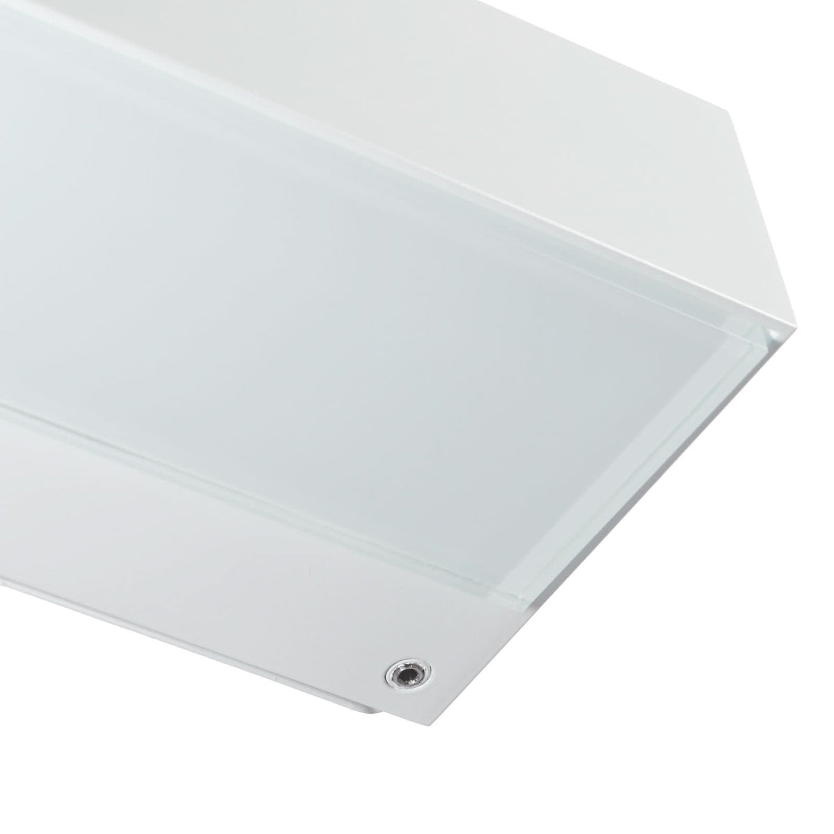 Applique murale LED 12278 3.000K 30 en verre, blanc, hauteur 6,3 cm