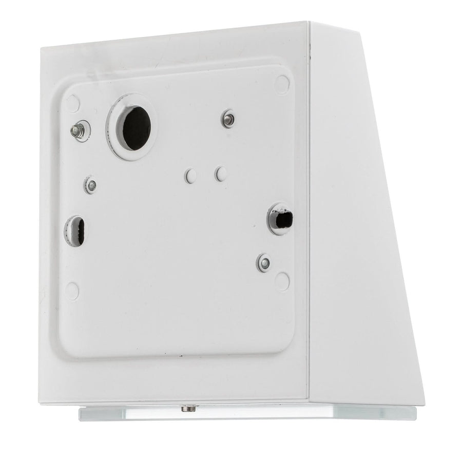 Applique murale LED 78047 en verre, blanc, hauteur 10 cm
