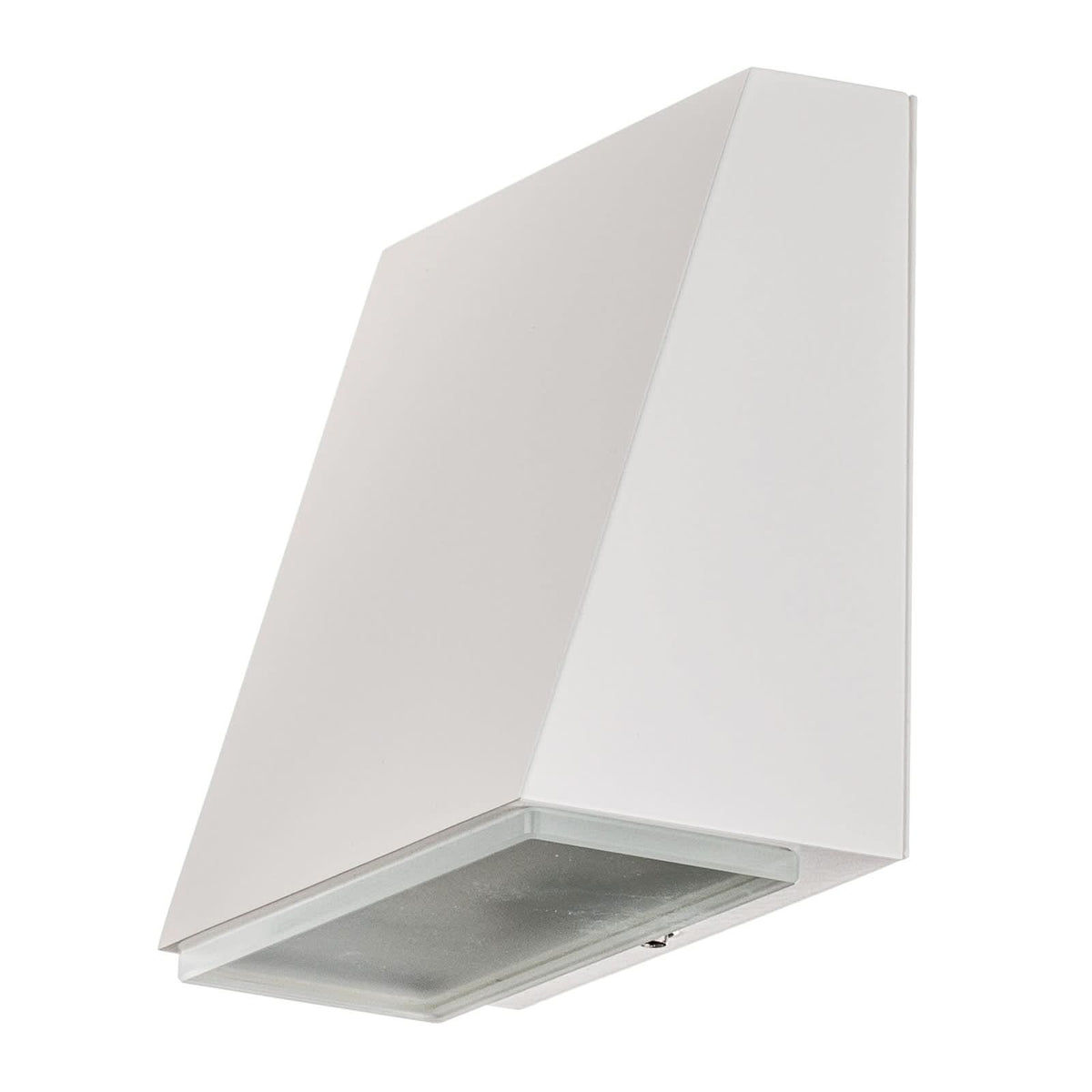 Applique murale LED 78047 en verre, blanc, hauteur 10 cm