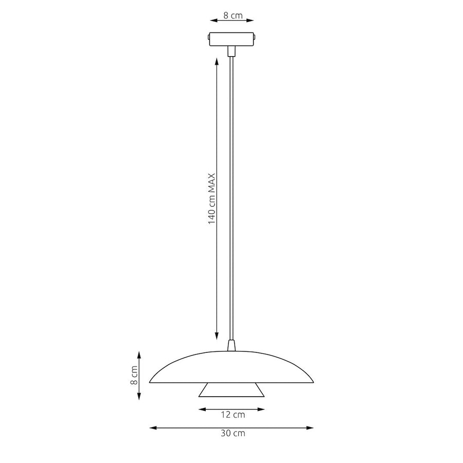 Suspension Babel beige