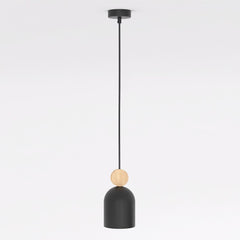 Suspension Mesi noire, bois