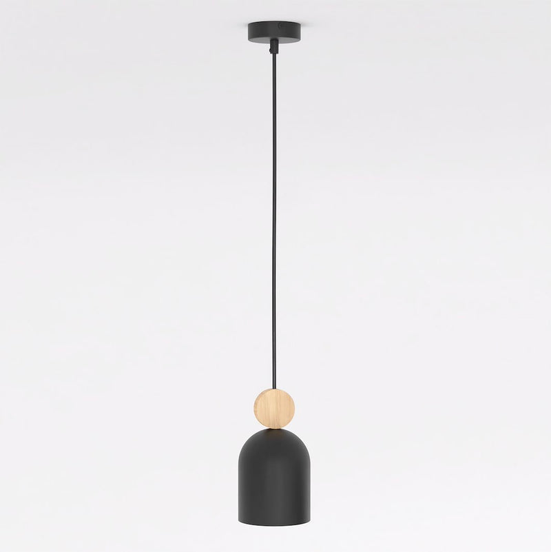 Suspension Mesi noire, bois