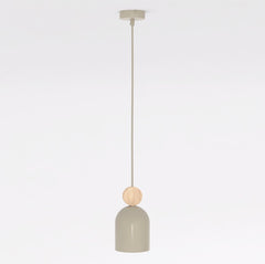 Suspension Mesi beige, bois