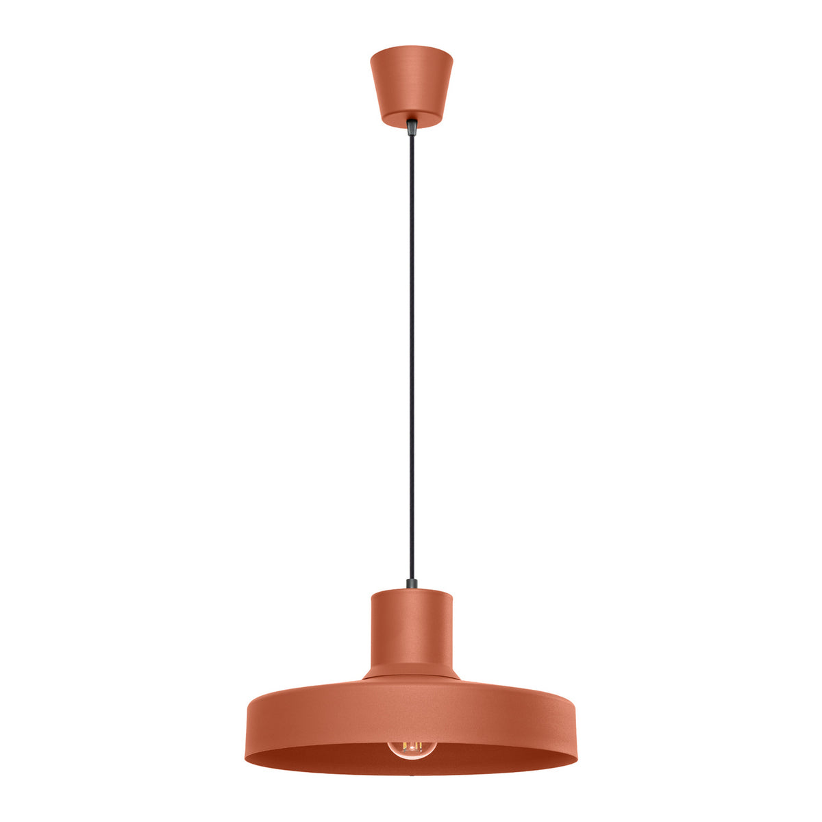 Lampe suspendue BILO Ocre rouge