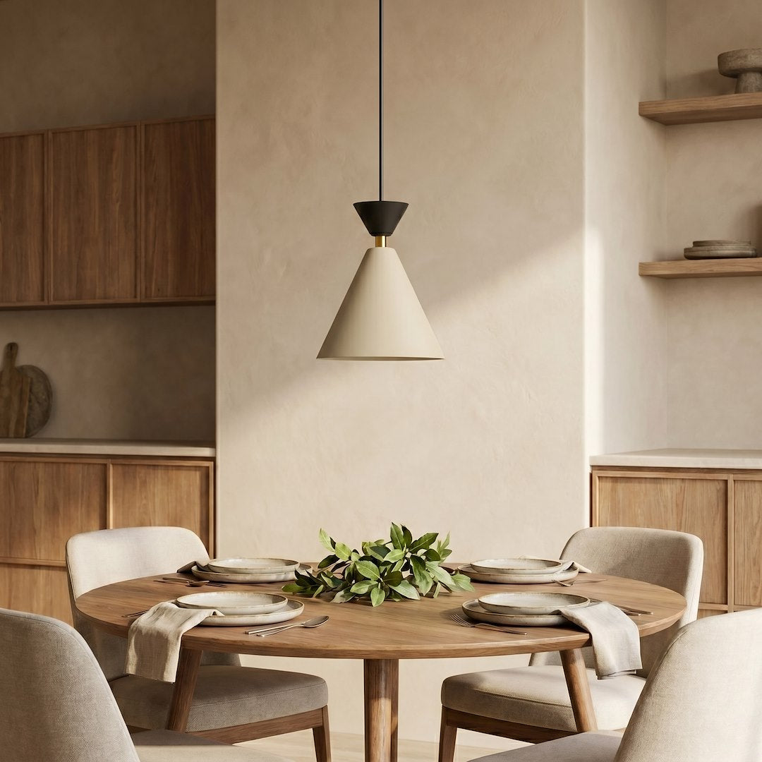 Suspension Klever beige