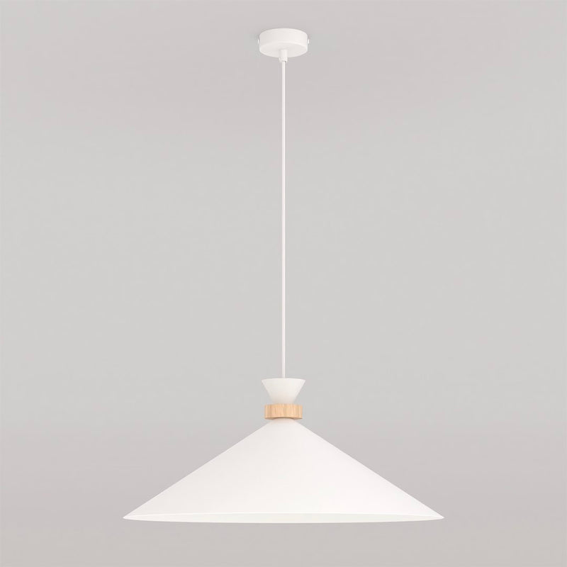 Suspension Olivo blanche, H 50 cm
