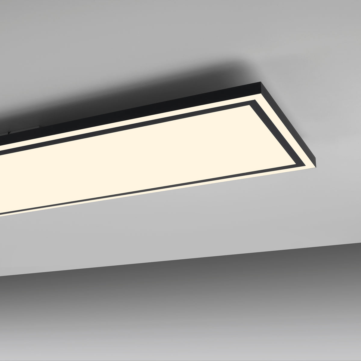 Plafonnier Edging-Smart noir, H 120 cm