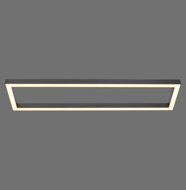 Plafonnier Pure-Lines anthracite, L 110 cm (6023-13)